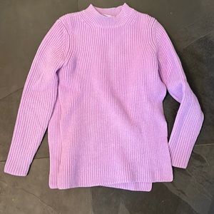 Carven size small purple sweater wool